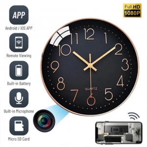 RELOJ DE PARED CON CÁMARA